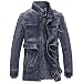 Produktbild Herren Lederjacke Leichte Basic Jacke aus weichem Schafs-Leder Super modische Lederjacke mit tollem schwarzem Vintage Look Trendmodell vom Lifestylelabel LANSKIRT