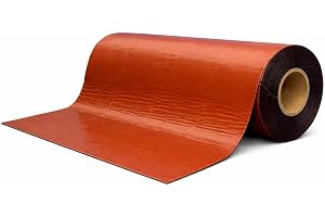 Självhäftande taktätning 1 x 10 m terrakotta – bitumen takbana med aluminiumskydd – vattentät taktätning utan låga – för carport, trädgårdshus och platt takrulle 10 m²
