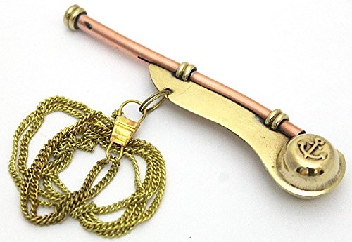 Bosun's pipe - Boatswain's Whistle Copper & Brass