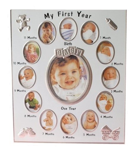 BABY'S FIRST YEAR PHOTO FRAME