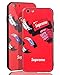 Produktbild Sup Pistol Case [ Kompatibel mit Apple iPhone 6 Plus, in Rot ] Supreme Hülle mit Geldpistolen Look - Cashgun Design Rückseite aus Panzerglas