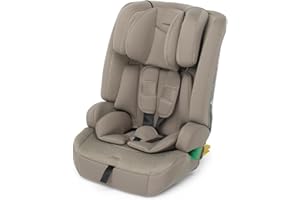 Foppapedretti Seggiolino Auto Street I-Size, per bambini da 76 a 150 cm di altezza, 15mesi-12 anni, conforme ECE R129, Fissaggio a 3 punti, Safe Body Protection, Protezione Impatti Laterali, Sand