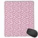 Produktbild Mouse Mat Stitched Edges, Floral Pattern With Butterflies Romantic Hand Drawn Style Details,Gaming Mouse Pad Non-Slip Rubber Base