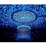 SIDDHMURTI Star Master Colorful Romantic LED Cosmos Sky Starry Moon Beauty Night Projector Bed Side Lamp with USB Cable