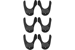 Newaner 3 Pares Escudo de Zapatos, Protectores para Zapatillas de Deporte, Arrugas de Zapatos Antiarrugas, Prevenga Hendidura del Pliegue del Calzado Deportivo