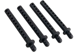 LinsyRC 4 Stücke 68mm Kunststoff Auto Karosseriepfosten RC Auto Gehäuse Halter Halterungen für 1/10 4WD RC Auto Offroad Buggy Truck