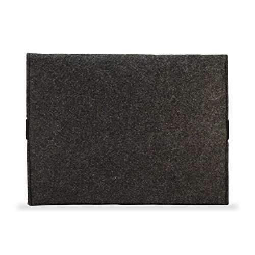 Schutzhülle-Sleeve-Cover-Tablet-Hülle für Samsung Galaxy Tab A 10.1 Filz Case Tablet Bag Filztasche von UC-Express® , Farben:Dunkles Grau - 4