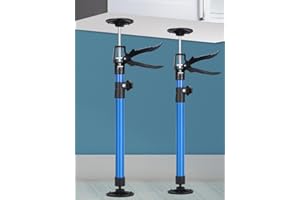 NIESEL 2 Pcs Cabinet Installation Jack, Labor Saving Hand Lifting Jack Tool, Adjustable Kitchen Cabinet Lifting Jacks, Cabinet Jacks For Installing Cabinets, Hand Jack For Ratcheting Cargo