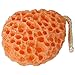 Ros Marinus-Bath Shower Exfoliator Body/Face Washing Cleansing Pad Sponge Cosmetic Washing Puff (Orange)
