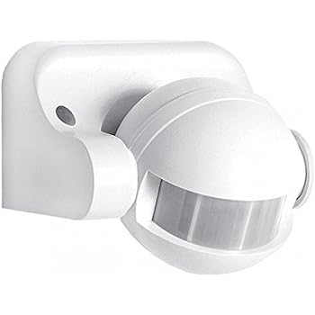 Sensore PIR Nazionale Lighting Con Rilevatore Di Movimento 180&deg; &ndash; Esterno IP44, Timer E LUX Regolabili