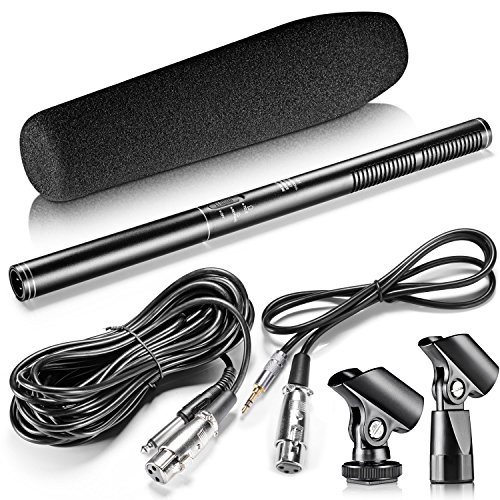 Neewer PRO Microphone Condensateur pour Canon Nikon Sony Cam scope Cam ras DSLR Shotgun Mono Micro avec 3 5 mm 6 35 mm Adaptateur Jack pour Utilisation Commerciale dans Discours Sc ne Film Conf rences TV Interview Neewer PRO Microphone Condensateur pour Canon Nikon Sony Cam scope Cam ras DSLR Shotgun Mono Micro avec 3 5 mm 6 35 mm Adaptateur Jack pour Utilisation Commerciale dans Discours Sc ne Film Conf rences TV Interview