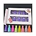 Nail Art Polish Removal Clip, NAIYAN® - NEW 10pcs Plastic Acrylic Nail Art Soak Off Peg Clip Cap UV Gel Polish Remover #UK# - GB Hot Pink