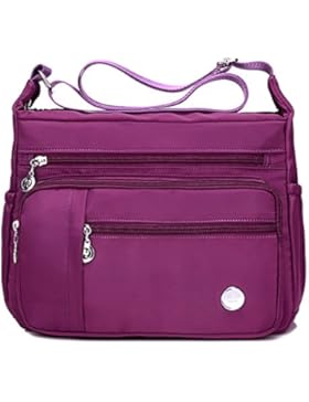 Crossbody Handtaschen Casual Umhängetaschen für Frauen Wasserdichte Nylon Messenger Bags