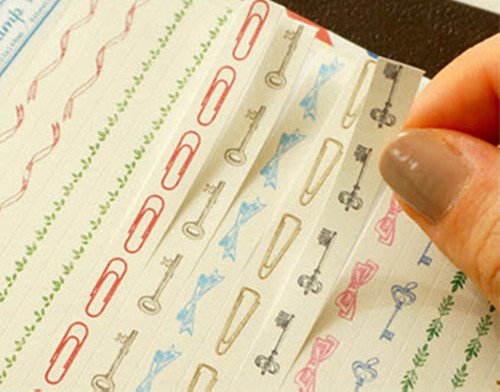 YPSelected El conjunto de 6 hojas Craft Dairy Sello Deco pegatinas de papel de la etiqueta engomada del libro de recuerdos regalo