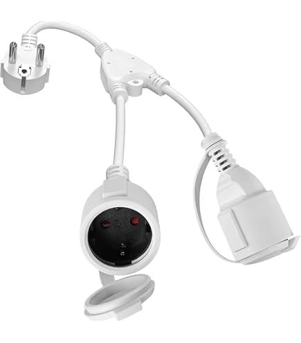 Stopcontact Voor Buiten | Q-link | 2-voudig  Grondpen, 3 Meter Zwart En Geel 54 502 57 I36284