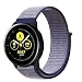 Produktbild Mumuj Magic Nylon Armband für Samsung Watch Smart Watch Armband, Leder Uhrenarmband Anpassbare Bequemen Ersatz Armbänder mit Edelstahl Schnalle (B)