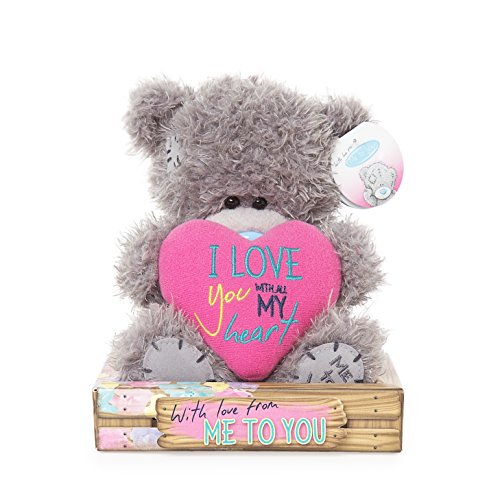 Me to You sg01 W4092 6 Hoch "Tatty Teddy I Love You with All My Heart Bär sitzt" Plüsch Spielzeug