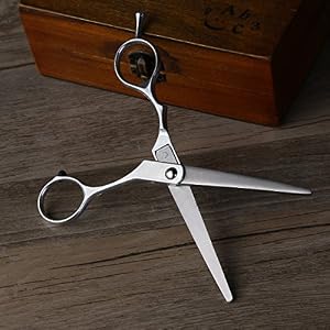 OULII 2pcs Barber Scissor Hair Cutting Set Hair Cutting Thinning Scissors Shears Hairdressing Set - Image 6