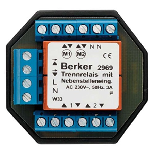 Preisvergleich Produktbild Berker Trennrelais 2969 HAUSELEKTRONIK Trennrelais Jalousie 4011334192015