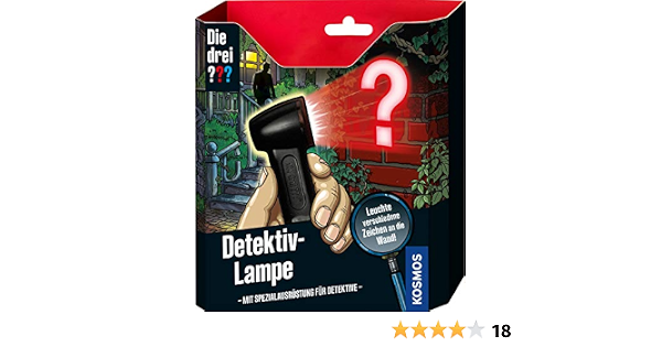 Kosmos 632281 Die Drei Detektiv Lampe Spielzeug Set Fur Kinder Amazon De 