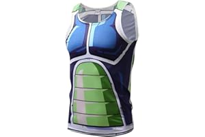 WALNUTKING Camiseta Deportiva sin Mangas Goku, Secado Rápido, Estampado 3D, para Gimnasio y Fitness