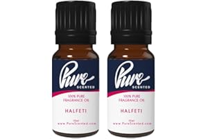 Pure Scented 20ml Fragrance Oils - 2 x 10ml Suitable for Candles, Soaps, Slime, Diffusers, Cosmetics, Wax Melts, Designer (2 x 10ml, Halfeti)