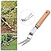 Produktbild Gartengeräte 1 teiliges Outdoor Gartenhand Weeder Garten Gartenwerkzeug Gartenhand Weeder, Garten-Geschenke für Garten Hand Weeder Premium-Gartenwerkzeug mit natürlichem Holzgriff