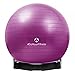 Produktbild Gymnastikball »Orion« inklusive Ballschale / Robuster Sitzball und Fitnessball / 75 cm / lila inklusive Sitzschale