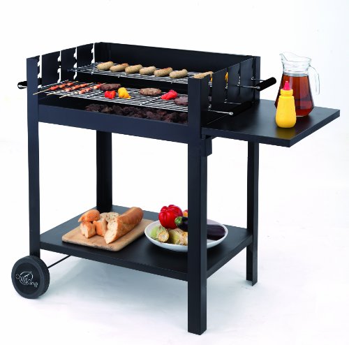 Tepro Chill&Grill Holzkohlengrill Zusammenbau OHNE Schrauben Lambada, Schwarz - 5