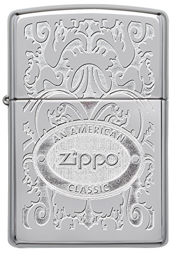 Zippo Feuerzeug Gleaming Patina, Chrom hochglanzpoliert - 2