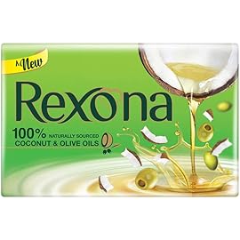 Rexona Coconut and Olive Oil Soap, 100 g (Pack of 4)