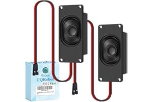 CQRobot Speaker 5 Watt 8 Ohm for Arduino, 2.54mm Dupont Interface. It is Ideal for a Variety of Small Electronic Projects.