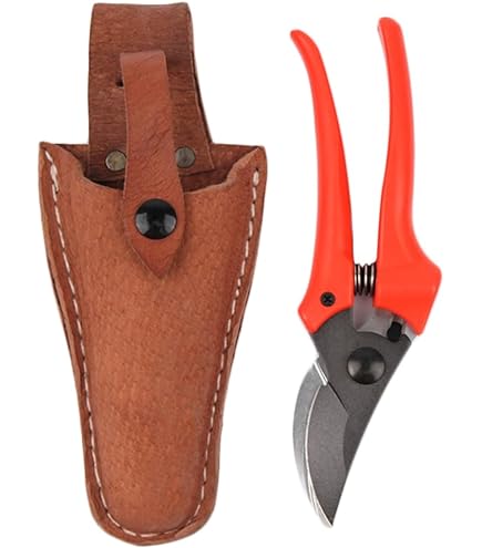 Lederscheide Für Gartenscheren - PU-Leder Tasche Mit Gürtelclip