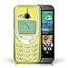 Produktbild Hülle Case für HTC One/1 Mini 2 / Gelbes Nokia 3310 Entwurf / Vintage Handys Collection