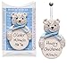Christening Gifts, Personalised, Teddy Bear, Newborn Baby, 1st Birthday Present BLUE - Truly for You
