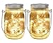 Produktbild MoKo Bottle String Light, [2 Pack] Solar Powered Mason Jar Light Set 20 LED Waterproof Battery Powered Fairy Glass Bottle Light with Hangers for Outdoor Garden Yard Parties Bedroom Decor - Warm White
