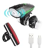 ONENICE LED Fahrrad Lichter Set USB Wiederaufladbare...