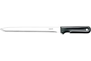 Fiskars Couteau à laine de verre, Longueur totale: 42 cm, Acier inoxydable, Noir, K20, 1001626