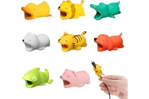 ZORTVUL 8 Pièces Protection Câble Chargeur- Protecteur Câble Design Animal Mignon - Protège Cordon Compatible Avec - Multicolore(B)