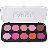 LaRoc ® 10 Shade Colour Blusher Contour Makeup Palette Kit Make Up Set