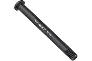 DRHOMEAM Bike Thru Axle, 12/15mm 122-181L P1.5/P1.75 Aluminum Alloy Bicycle Front Rear Fork Thru Axle Skewer, Bike Repair Replacement