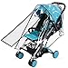 Produktbild iBellete Universal Kinderwagen Regenschutz Regen Cover,Kinderwagen-Regen-Abdeckungs-Kinderwagen Verdickte Regen-Abdeckungs-Universalregen-Wind, der Zubehör verhindert.