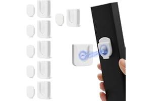 FIDWALL Magnetic Remote Control Holder Wall Mount, Innovative Slot Design for Effortless Organization of Home, Office, and School Supplies - Organize and Fix Remotes with Ease (White, 6 pack)