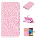 Produktbild KSHOP für Samsung Galaxy A5 SM-A510F (2016) Hülle Schutzhülle PU Leder Bookstyle Handyhülle Brieftasche Wallet Schale Ultradünn mit Standfunktion Taschen kratzfeste Stoßfest Magnetic schließt Drucken Muster Pink Love + Bleistift Touch Rose
