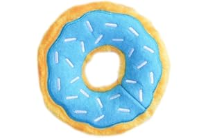 ZippyPaws - Mini Donutz bez farszu piszcząca pluszowa zabawka dla psa - jagoda