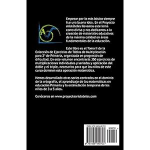 350 Ejercicios - Las Tablas de Multiplicar (Tomo II) - Segundo de Primaria: Volume 2 (Colección de Actividades de Tablas de Multiplicar para 2º de P