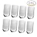 Produktbild BeiLan 8 stücke Selbstklebende Haken Edelstahl Rack für Hut Mantel Handtuch Robe Wasserdicht Rost Proof Kleiderbügel Stick-up Wandhalterung für Badezimmer Toilette Schränke Küche Organizer