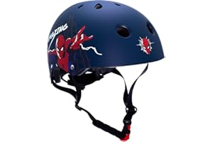 SEVEN POLSKA Marvel Fahrradhelm Spiderman Amazing, Skater, 52-56cm, ab ca. 6 Jahre