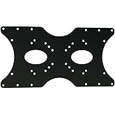 Part King TV VESA Mount Adaptor Plate converts VESA 50 x 50 75 x 75 & 100 x 100 to 400 x 200, 200 x 100 & 200 x 200 max. Load