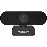 HIKVISION DS-U02 1080p Webcam, Wide Angle Without Distortion, Noise Reduction, Plug, Play, Digital, Zoom/WebEx/Skype/Teams/PC